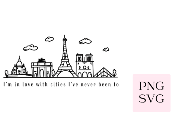 Download In Love with Cities (Paris) SVG &amp; PNG - Png Collection