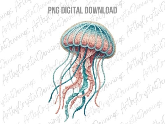 Download Pastel Jellyfish Ocean Animal PNG - Png Collection