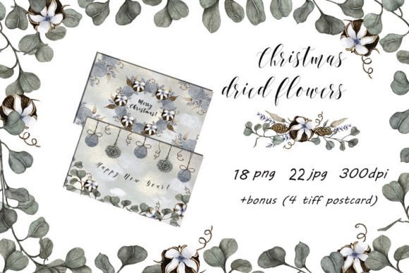 Download Christmas Dried Flowers, PNG, JPG, TIFF - Png Collection