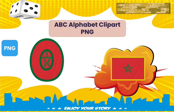 Download ABC Alphabet Clipart PNGs Flag Morocco - Png Collection