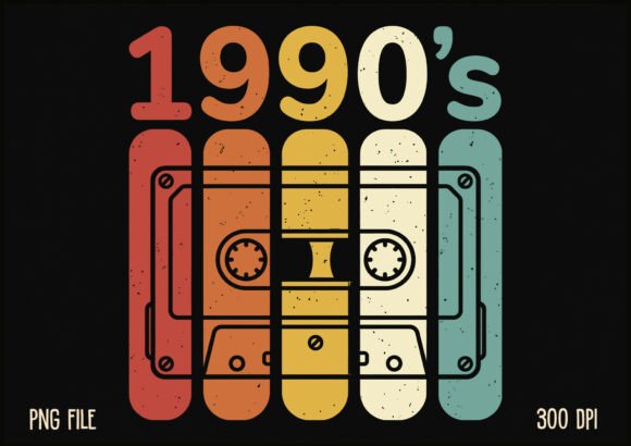 Download 1990s Retro Cassette Tape Shirt - 1990s Collection