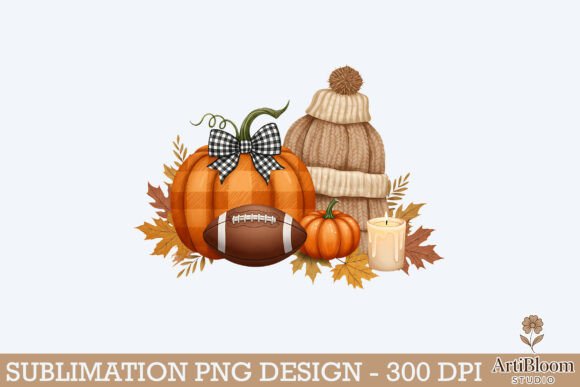 Download Autumn Football Vibes Sweet Design Png - Png Collection