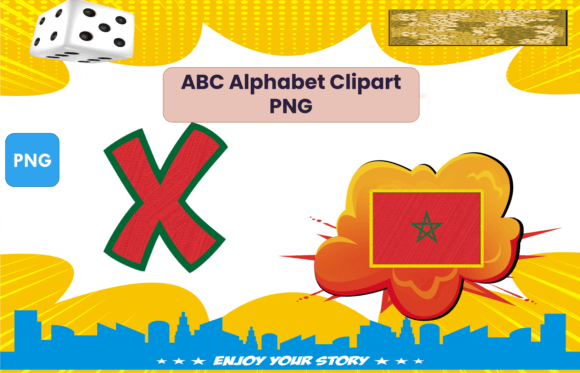 Download ABC Alphabet Clipart PNGs Flag Morocco - Png Collection
