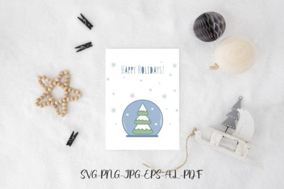 Download Festive Card Happy Holiday|Template PNG - Png Collection