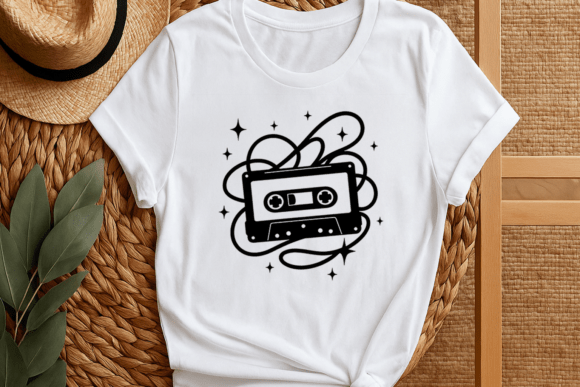 Download Vintage Retro Cassette Sublimation Png - Png Collection