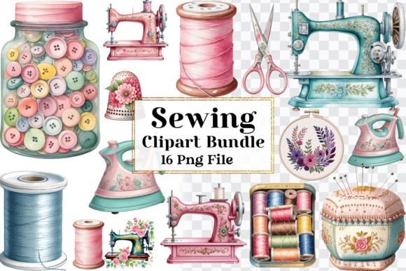 Download Sewing Clipart Bundle - Premium Resources