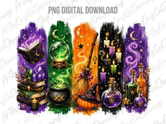 Download Halloween Holiday Witch Brushstroke PNG - Png Collection