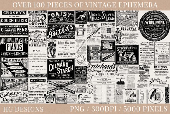 Download 100 Plus Vintage Ephemera Png Files - Png Collection