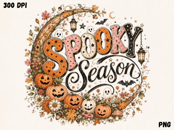 Download Spooky Season Pumpkin Typography PNG, Ha - Png Collection