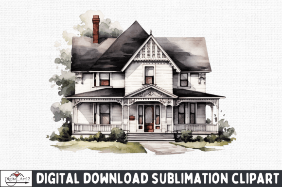 Download Vintage House PNG Clipart - Png Collection