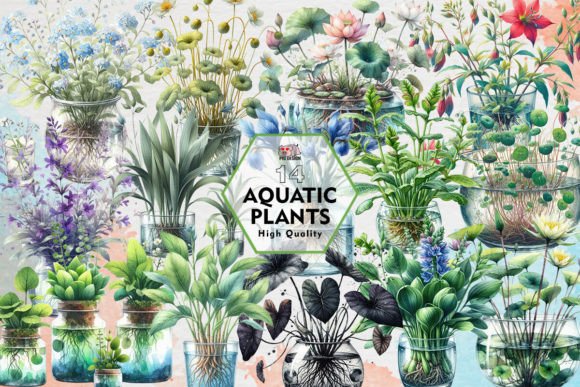 Download Aquatic Plants Clipart PNG Graphics - Png Collection