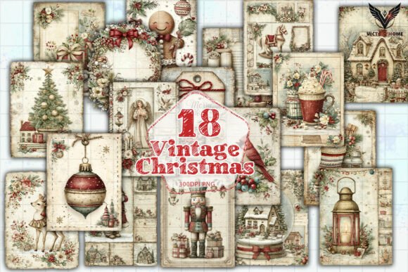 Download Vintage Christmas Clipart PNG - Png Collection