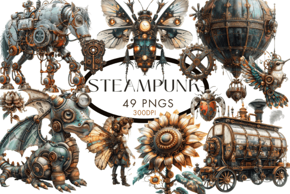 Download Steampunk Clipart PNG - Png Collection