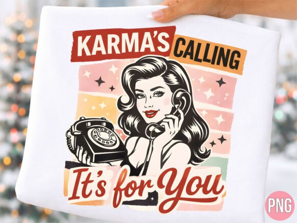 Download Karma's Calling It's for You Retro PNG - Png Collection